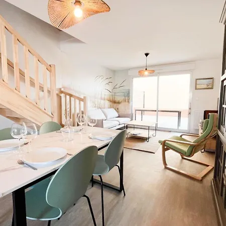 Charming 85 M House With Terrace In Stella-plage *