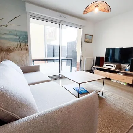 Tatil Evi Charming 85 M House With Terrace In Stella-plage *